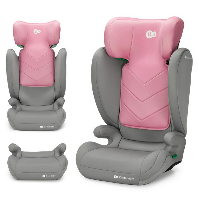 Κάθισμα αυτοκινήτου Kinderkraft I-SPARK 100-150cm ΡΟΖ