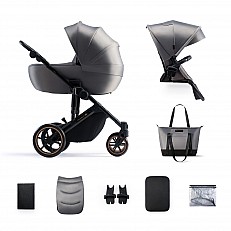 Παιδικό καρότσι Kinderkraft Prime 2 2σε1 SHADOW GREY