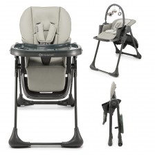 Καρεκλάκι φαγητού Kinderkraft TUMMIE ΓΚΡΙ