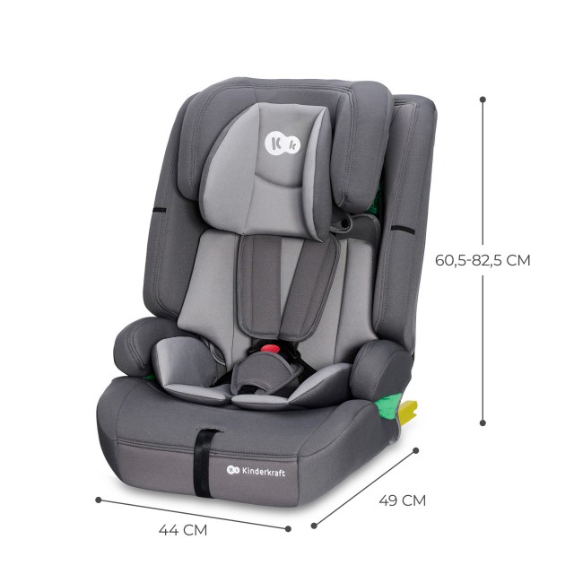 Κάθισμα αυτοκινήτου Kinderkraft SAFETY FIX 2 ΓΚΡΙ