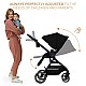 Παιδικό καρότσι Kinderkraft YOXI 3 σε 1 PURE BLACK