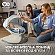 Κούνια Kinderkraft LUMI 2 ανοιχτό γκρι