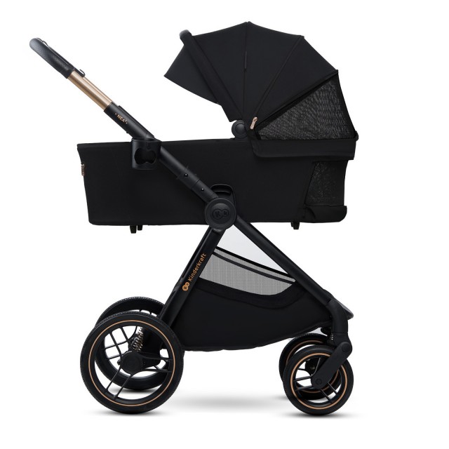 Βρεφικό καρότσι KinderKraft 2in1 NEA 2.0 MIDNIGHT BLACK