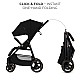 Καρότσι μωρού Kinderkraft TRIG 3 ONYX BLACK