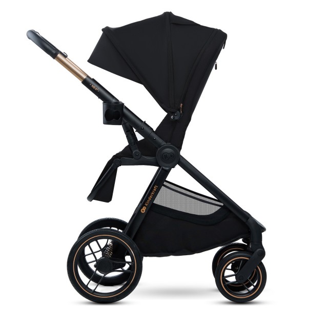Βρεφικό καρότσι KinderKraft 2in1 NEA 2.0 MIDNIGHT BLACK