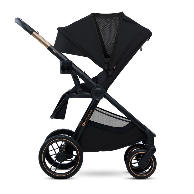 Βρεφικό καρότσι KinderKraft 2in1 NEA 2.0 MIDNIGHT BLACK