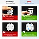 32040 Reer протектор за контакти 20 бр, бели