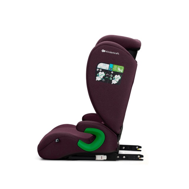 Κάθισμα αυτοκινήτου Kinderkraft JUNIOR FIX 2 i-Size CHERRY PEARL