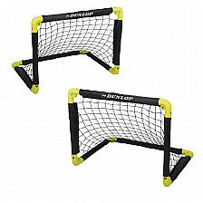 Dunlop 2 τεμάχια πτυσσόμενα τέρματα ποδοσφαίρου 55x44x44 εκ.