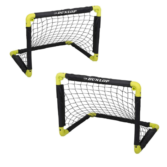 Dunlop 2 τεμάχια πτυσσόμενα τέρματα ποδοσφαίρου 55x44x44 εκ.