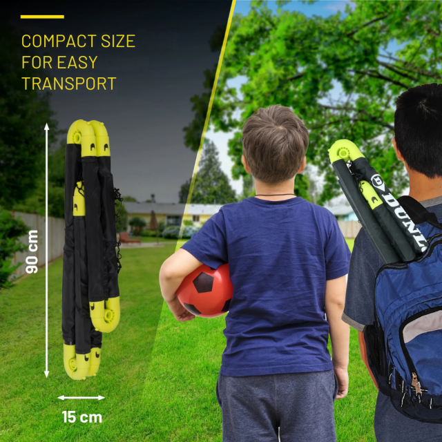 Πτυσσόμενο τέρμα ποδοσφαίρου Dunlop 90x59x61 εκ.