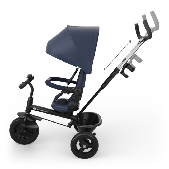 KinderKraft ASTON 2 PLUS τρίκυκλο ΜΠΛΕ