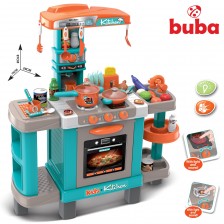 Παιδική κουζίνα με απόκριση αφής Buba 008-938A, Μπλε