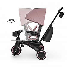 KinderKraft JAZZ 3 αναδιπλούμενο τρίκυκλο PINK