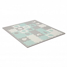 KinderKraft LUNO SHAPES μαλακό παζλ μέντα KPLUSHMIN