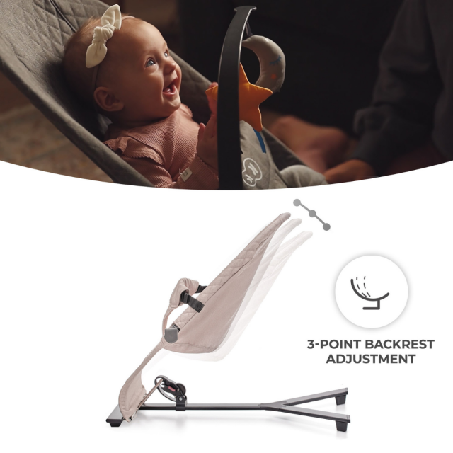 Ξαπλώστρα Kinderkraft MIMI ΜΠΕΖ