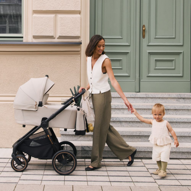 Παιδικό καρότσι KinderKraft 2 σε 1 NEA 2.0 BIZUU WHISPER DUNE