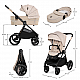 Παιδικό καρότσι KinderKraft 2 σε 1 NEA 2.0 BIZUU WHISPER DUNE