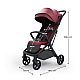 Βρεφικό καρότσι Kinderkraft NUBI 3 DARK RUBY