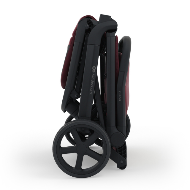Βρεφικό καρότσι Kinderkraft NUBI 3 DARK RUBY