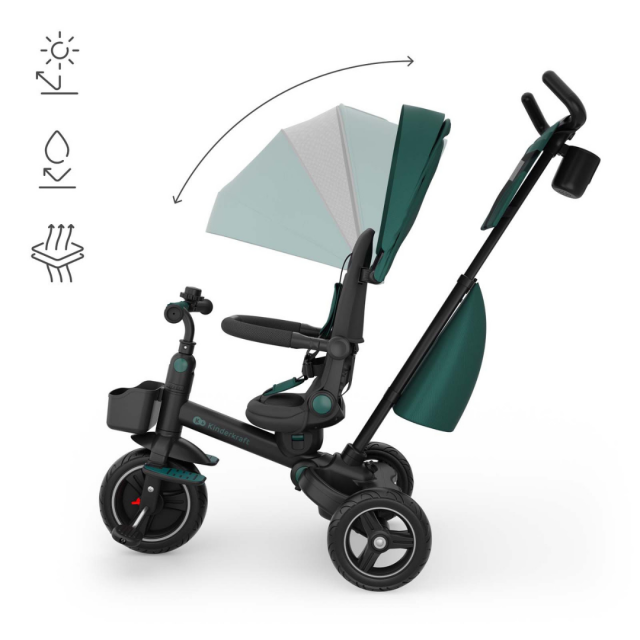 KinderKraft SPINSTEP 2 PLUS τρίκυκλο πράσινο