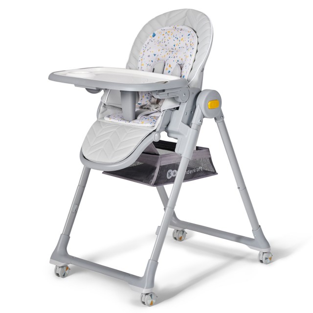 Καρεκλάκι φαγητού KinderKraft LASTREE γκρι KHLAST00GRY