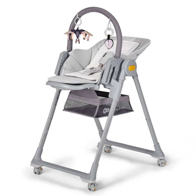Καρεκλάκι φαγητού KinderKraft LASTREE γκρι KHLAST00GRY