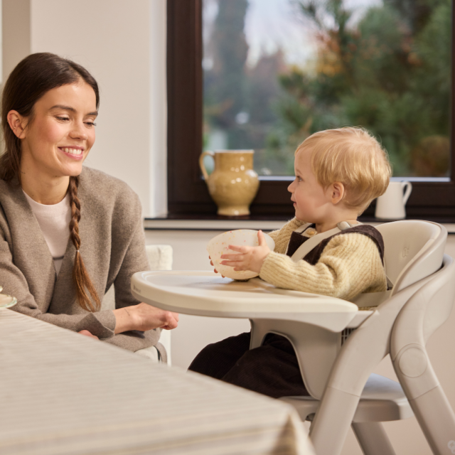 Παιδικό καρεκλάκι φαγητού Kinderkraft TINO ΓΚΡΙ