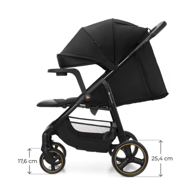 Παιδικό καρότσι Kinderkraft TRIG 3 με δίσκο ONYX BLACK