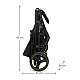 Παιδικό καρότσι Kinderkraft TRIG 3 με δίσκο ONYX BLACK