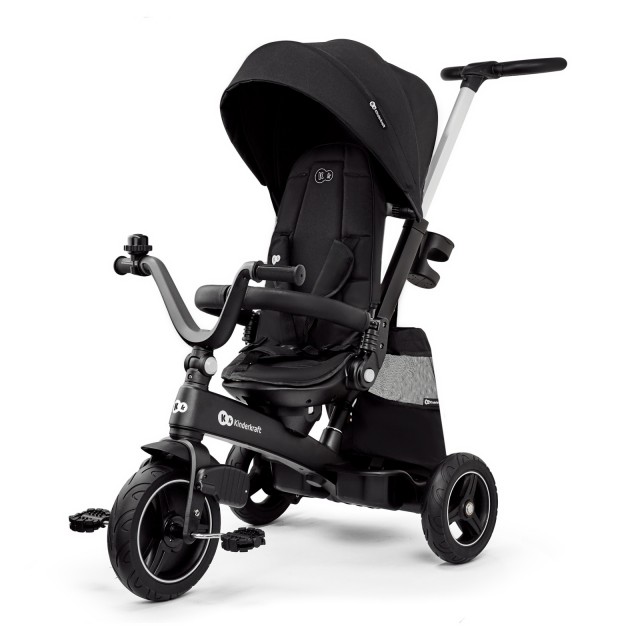 KinderKraft EASYTWIST Μαύρο τρίκυκλο KREASY00BLK0000