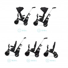 KinderKraft EASYTWIST μαύρο τρίκυκλο KREASY00BLK0000