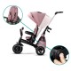 KinderKraft EASYTWIST Ροζ τρίκυκλο KKRETWIPNK