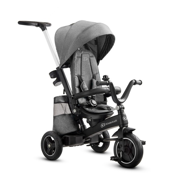 KinderKraft EASYTWIST γκρι τρίκυκλο KKRETWIGRY