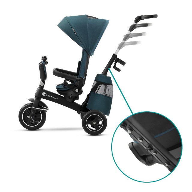 KinderKraft EASYTWIST πράσινο τρίκυκλο KKRETWIGRE