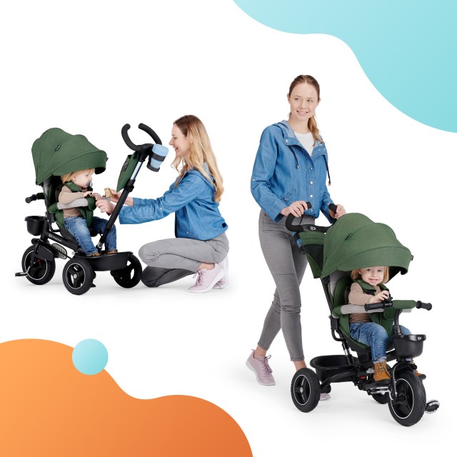 Kinderkraft SPINSTEP τρίκυκλο πράσινο KRSPST00GRE