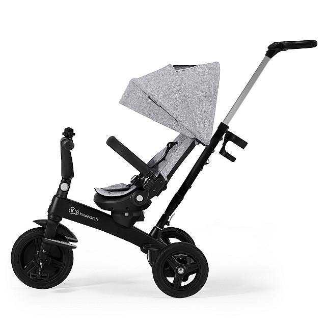 Kinderkraft TWIPPER τρίκυκλο γκρι KRTWIP00GRY