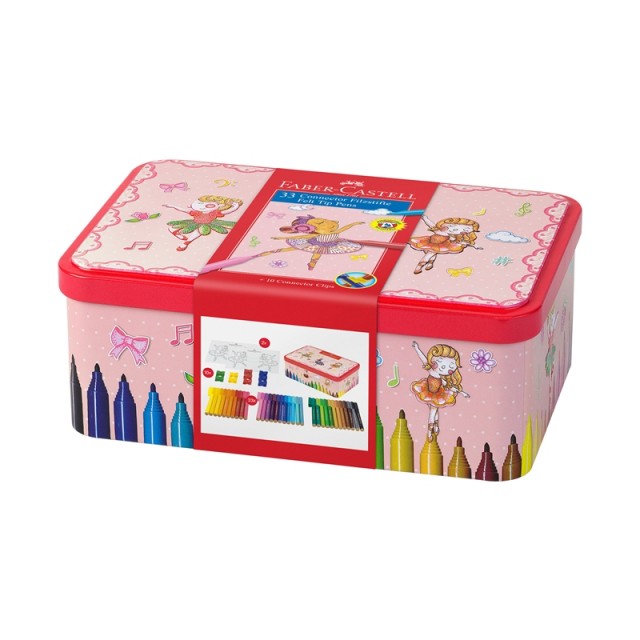 Faber-Castell Markers Connector, σετ "Ballerina", 33 χρωμάτων