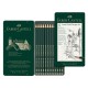 Μολύβι Faber-Castell Castell 9000, μαύρος γραφίτης, σετ για σχεδιαστές, διαφορετικές σκληρότητες, 12 τεμάχια