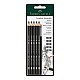 Faber-Castell Акварелни моливи Graphite Aquarelle, с четка, 5 броя
