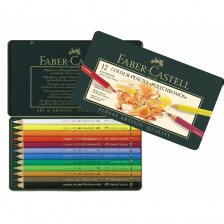 Faber-Castell χρωματιστά μολύβια Polychromos, 12 χρώματα