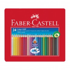 Faber-Castell ακουαρέλα μολύβια Grip 2001, 24 χρώματα, μεταλλική κασετίνα