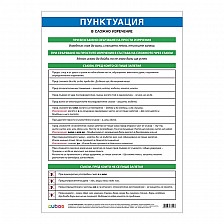 Cubos Ученическо табло ''Пунктуация в сложно изречение'', 70 x 100 cm