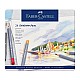 Μολύβια Faber-Castell Watercolor Goldfaber Aqua, 24 χρωμάτων, σε μεταλλική θήκη