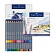 Μολύβια Faber-Castell Watercolor Goldfaber Aqua, 48 χρωμάτων, σε μεταλλικό κουτί