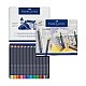 Χρωματιστά μολύβια Faber-Castell Goldfaber, 24 χρωμάτων, σε μεταλλική θήκη