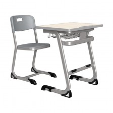 Σχολικό γραφείο και καρέκλα RFG Ergonomic Study, Γκρι χρώμα, Τάξη VIII έως XII
