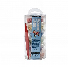 Creativ Company Foam clay, 6 x 14 g, μεταλλικά χρώματα