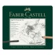 Σετ κάρβουνο Faber-Castell Pitt, 24 τεμαχίων σε μεταλλικό κουτί