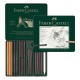 Σετ κάρβουνο Faber-Castell Pitt, 24 τεμαχίων σε μεταλλικό κουτί